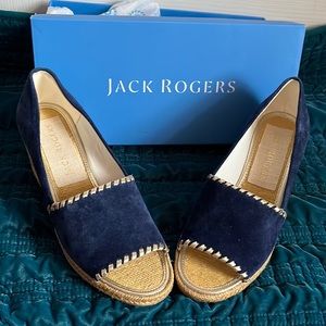 New in box, Jack Rogers Palmer Wedge sandals, size 7.5